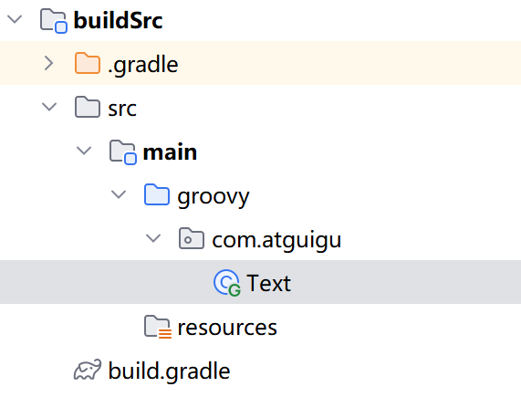 buildSrc的目录结构展示